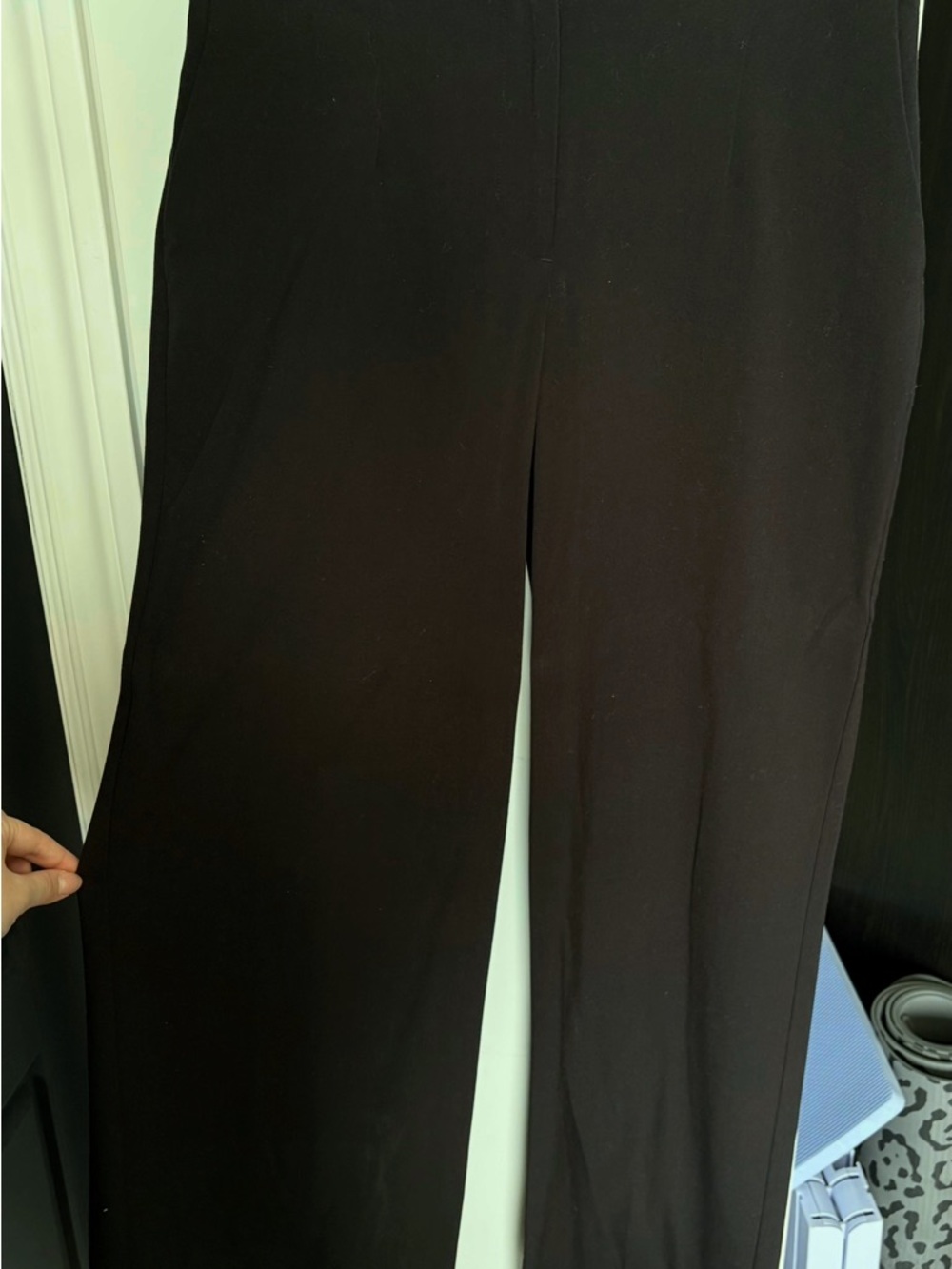 Reitmans Black Wide-Leg Trousers